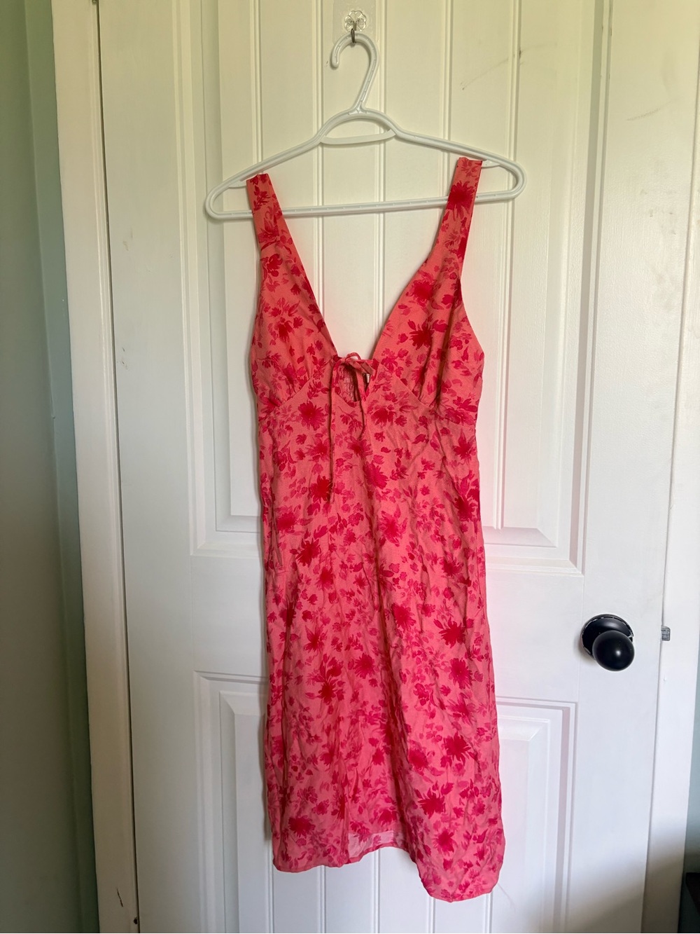 Monteau Pink Floral Sleeveless Dress – Size Small | Soft‑Girl Chic | Picnic - Picture 3 of 8